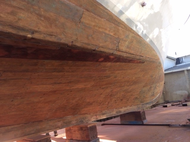 starboard hull bare wood 12:17